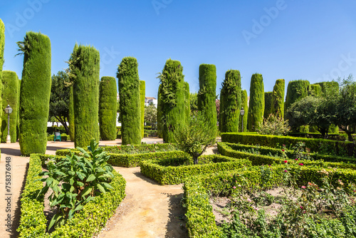 Gardens at the Alcazar in Cordoba