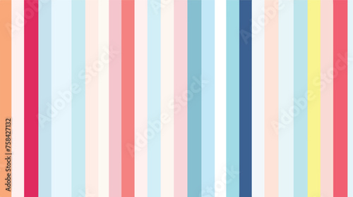 A playful pattern of mismatched stripes in differen
