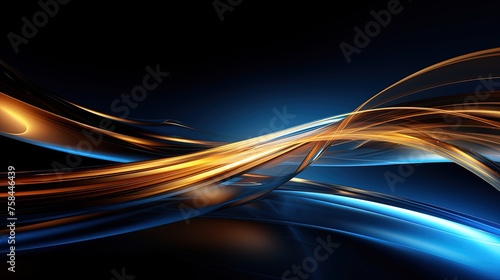business technology brilliant visual light effect background