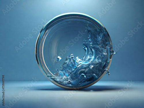 Water background / Water is a transparent and nearly colorless chemical substance that is the main constituent of Earth's streams, lakes, and oceans, and the fluids