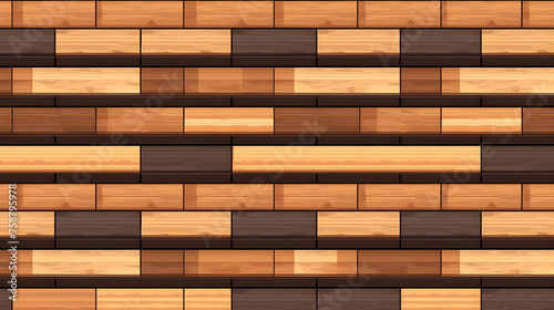 A pixel art background with a perfect wood texture pattern, optimized for easy use in your projects. The art boasts a user-friendly design, facilitating seamless integration into your creative efforts