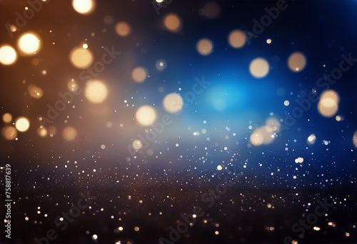 Particles Blue dust abstract light bokeh motion titles cinematic background loop stock videoBlue Glittering Particle Defocused Abstract
