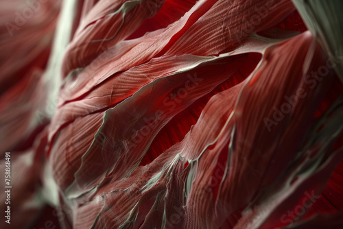 Abstract muscle tissue - close up