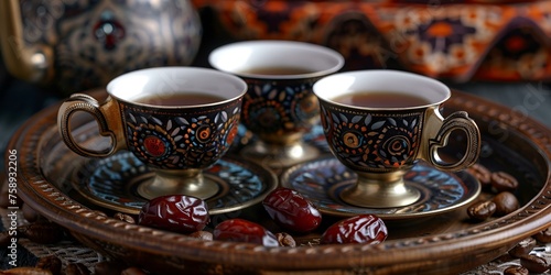 Traditional Turkish coffee served in Bosnia