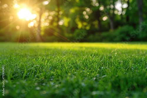 Freshly mowed lawns crisp scent photography