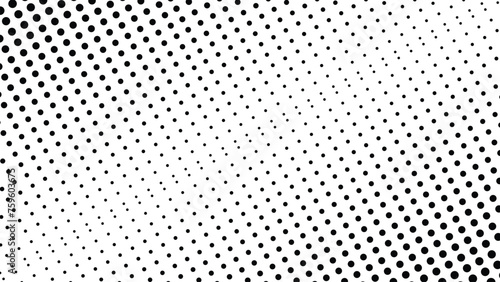 Halftone texture pattern background black and white vector image for backdrop or fashion style