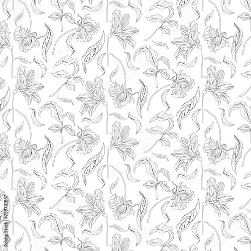 natural-background-with-colorful-painted-flowers textile pattren
