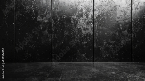 Black wall texture: rough background, dark surface resembling a wall