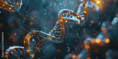 Medical technology harnesses DNA double helix with bioinformatics genetic engineering nanotechnology. Concept Biomedical Engineering, DNA Sequencing, Nanomedicine, Precision Medicine