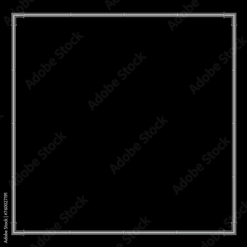 Artistic Abstract Square Border or Frame 