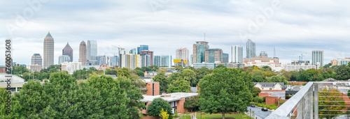Skyline of buildings at downtown Atlanta, Georgia, USA