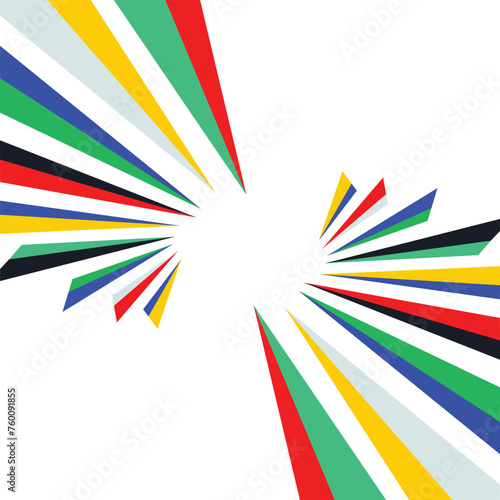 Vector background of the UEFA EURO 2024, colorful pattern European Football Championship 2024