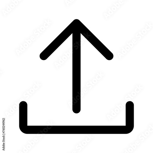 upload line icon