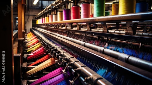 yarn loom textile mill illustration thread warp, shuttle age, jacquard dobby yarn loom textile mill