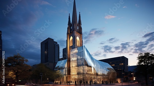 bell tower church building illustration architecture gothic, landmark religious, medieval tall bell tower church building