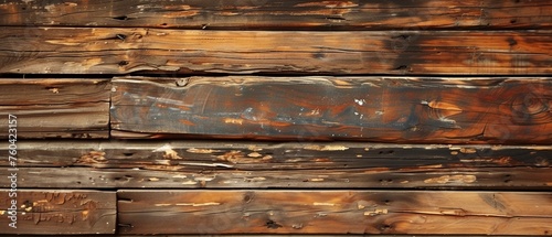 Alte, verwitterte Holzbalken / Holzwand. Nahtloser Hintergrund 