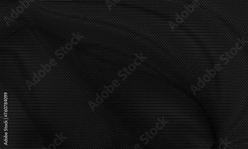 Abstract geometric black fluid structure tile background. Seamless geometric pattern background black grey lines dot patterns