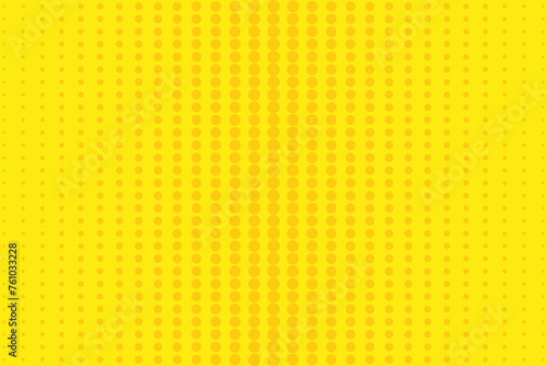Warm summer vibes in a yellow polka dot design. Vector Illustration. EPS 10.