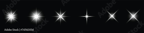 Star light tail. Magic curve light. Flare christmas star line trail. Transparent element motion, vector isolated shining light effects.