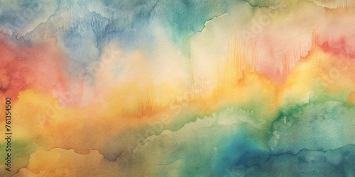 watercolor abstraction, colored blurred texture , aquarelle background, banner 