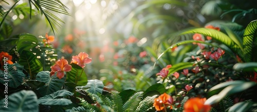 Lush Tropical Paradise: A Vibrant Garden Captured in High Detail with a A7R IV and 90mm Macro