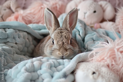 Fuzzy Feelings: The Cozy Rabbit Haven