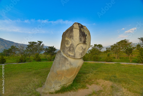 Palindo megalithic site in Indonesia's Bada Valley, Palu, Central Sulawesi