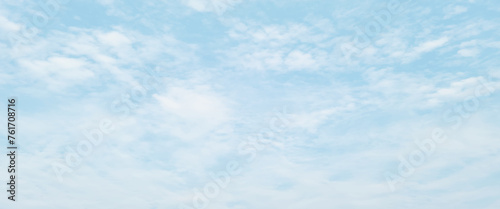 Natural and cloudy fresh blue sky background. Natural sky beautiful blue and white texture background. blue sky with cloud. sky with white clouds as background or texture