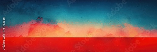 80s and 90s Sunrise Gradient Background Texture with Noisy Grainy Colors