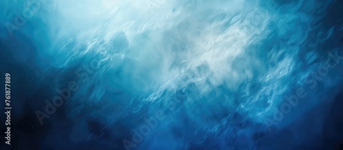 Abstract Background with Vignette Texture in Soft Blue Hue