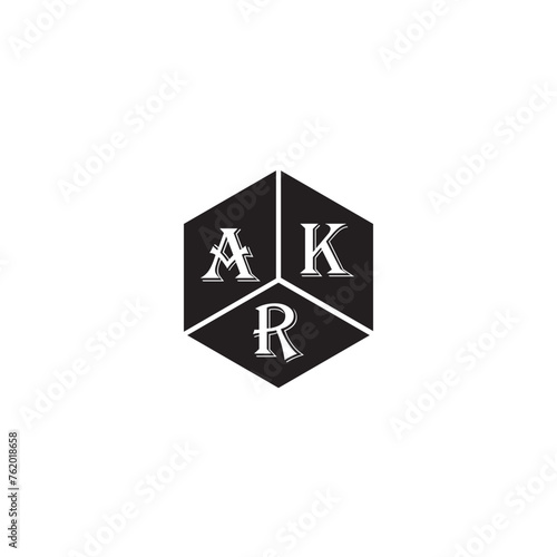 AKR letter logo design on white background. AKR creative initials letter logo concept. AKR letter design. 