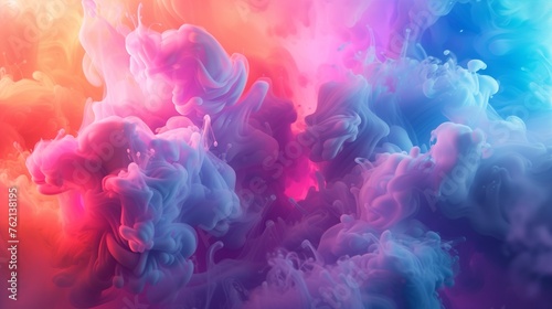 Colorful Smoke Effect, abstract background