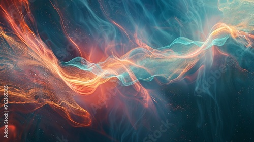 The essence of digital speed captured in an abstract, flowing, dynamic energy field.
