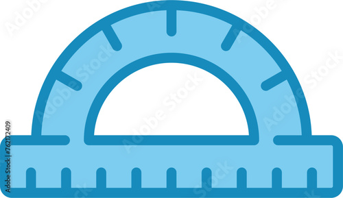 Protractor Vector Icon