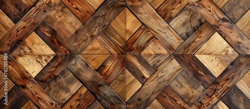 Seamless pattern of wooden floor design