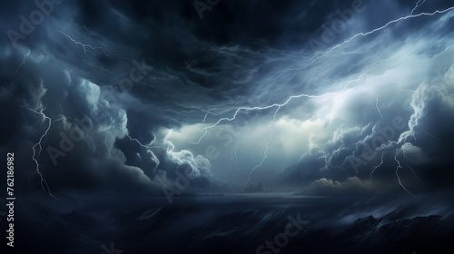 Twilight's Charge: Electrifying Thunderstorm at Dusk