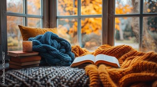 A Quiet Corner A cozy reading nook with plush