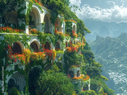 Hanging gardens in the sky celestial archways