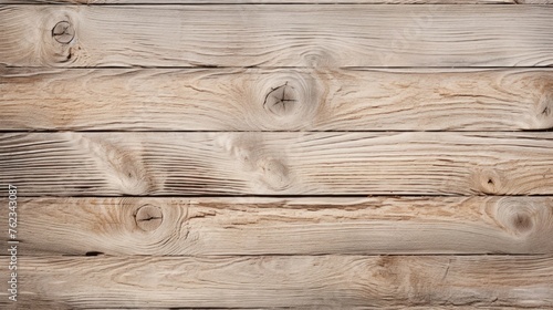 Detailed view of a wooden wall with visible knots, suitable for backgrounds or textures