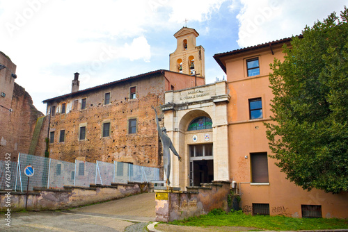 Basilica of Saints Cosma and Damiano in Rome, Italy