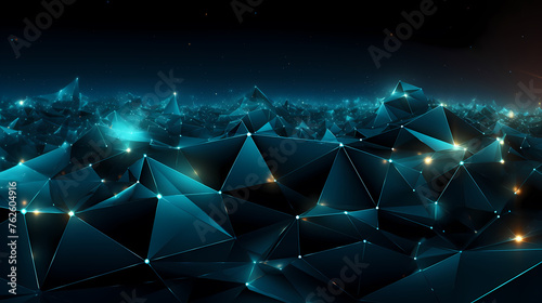 Abstract geometric network on background