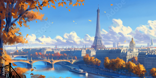 Parisian Skyline at Dawn