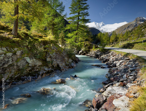 Großvenediger, Gschlössbach, Innergschlöss, Hohe Tauern, Osttirol, Tirol, Österreich