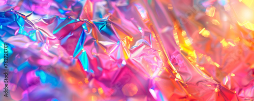 This close-up shows a cluster of shiny objects reflecting light. The objects vary in shape and size, creating an interesting visual texture. Each surface gleams with a metallic. Banner. Copy space