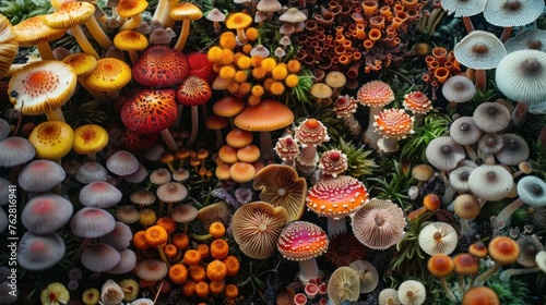 wild mushroom selection