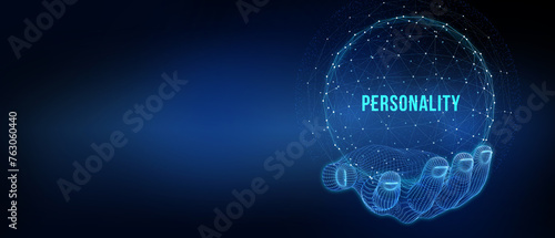 Personality. Business, Technology concept. 3d illustration