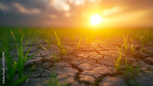 Climate change from drought to green growth
