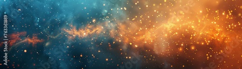 Firework fireworks on rustic dark blue night sky texture