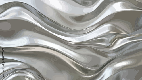 Silver texture metal background flat vector 