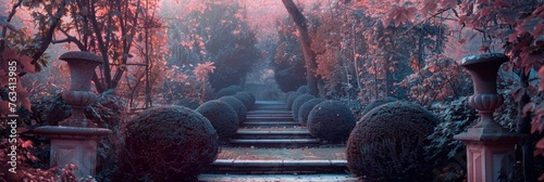 Twilight serenity in a biodynamic garden, a tranquil representation of nature's rhythms in Honest Frames